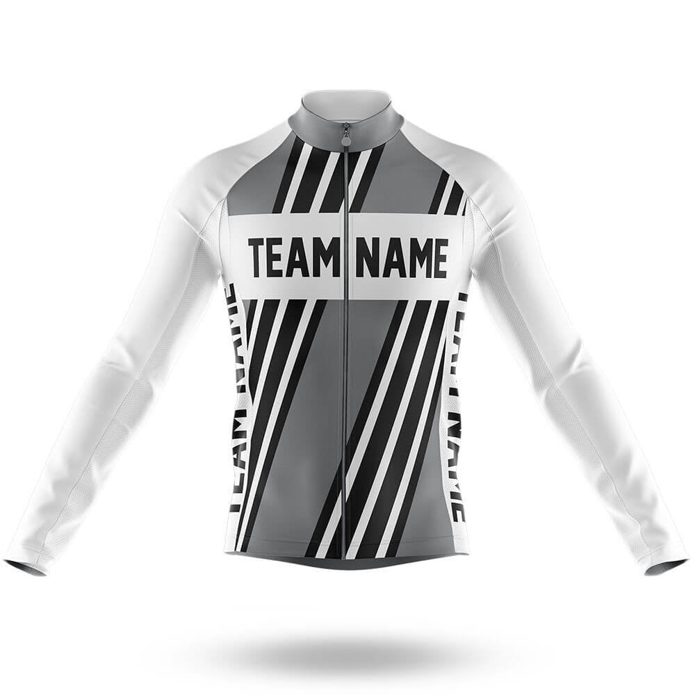 Custom Team Name M5 Grey - Men's Cycling Kit