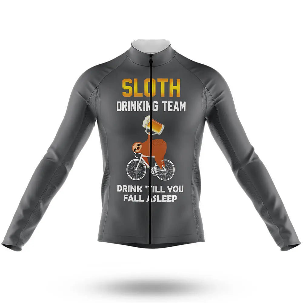 Sloth Drinking Team - Grey - Men's Cycling Kit