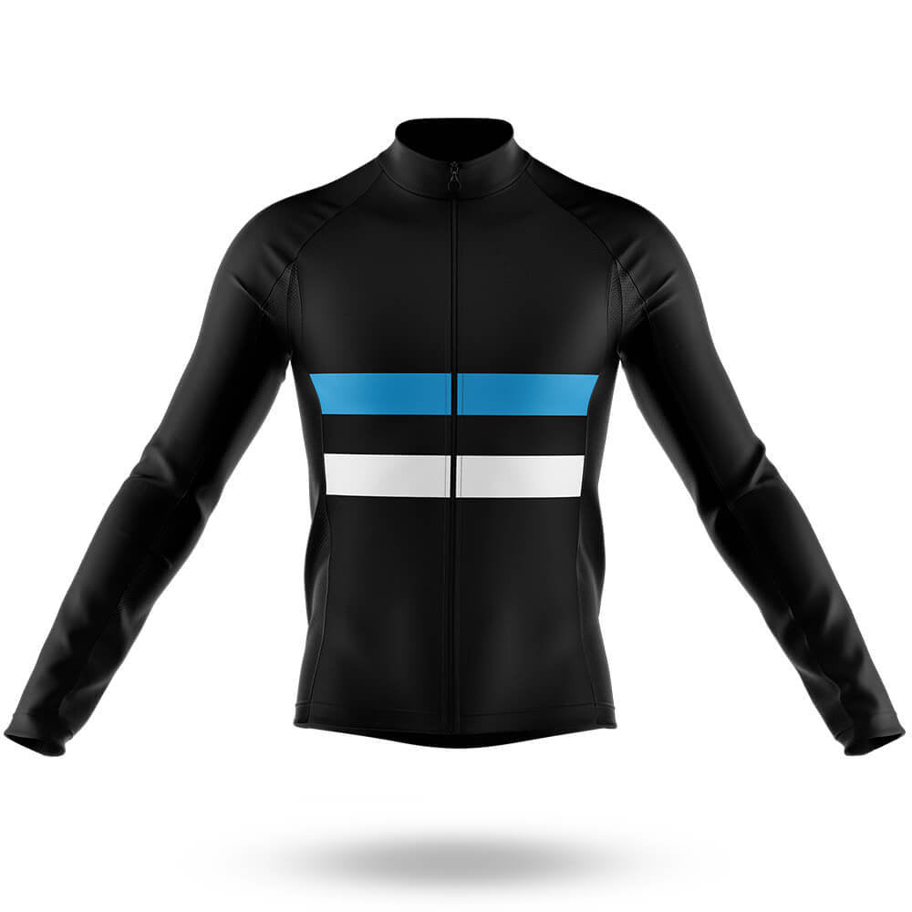 Blue White Lines - Men's Cycling Kit