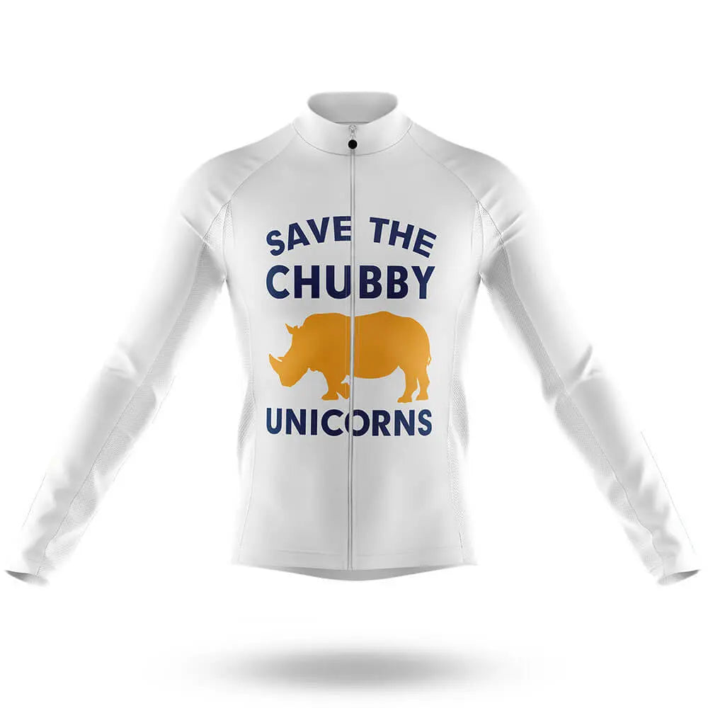 The Chubby Unicorn V6 - White - Men's Cycling Kit