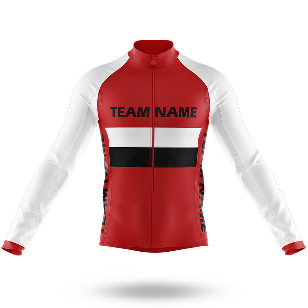 Custom Team Name M2 Red - Men's Cycling Kit