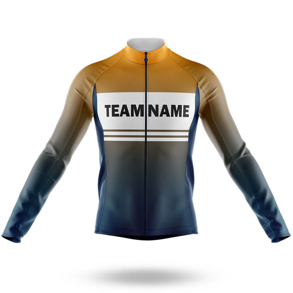 Custom Team Name S2 Yellow - Men's Cycling Kit