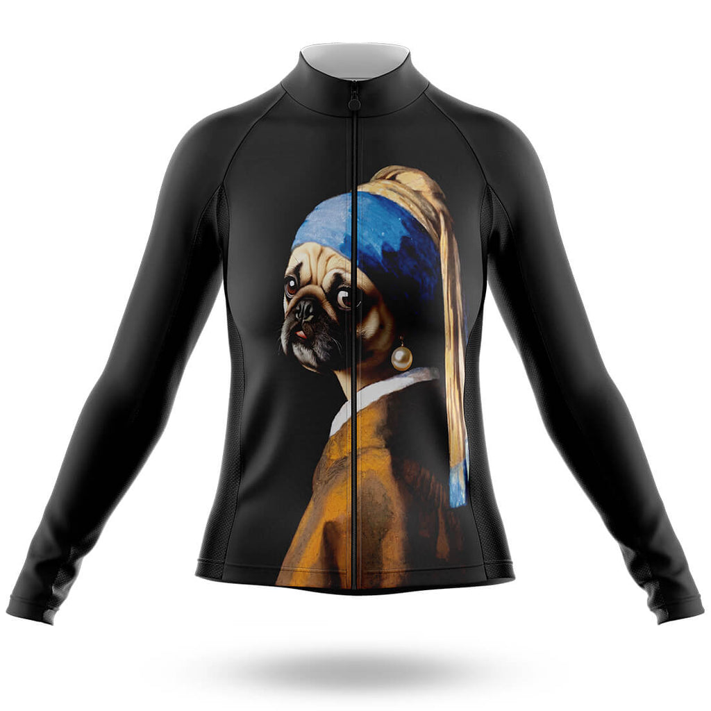 Pearl Earring Pug Dog - Women's Cycling Kit