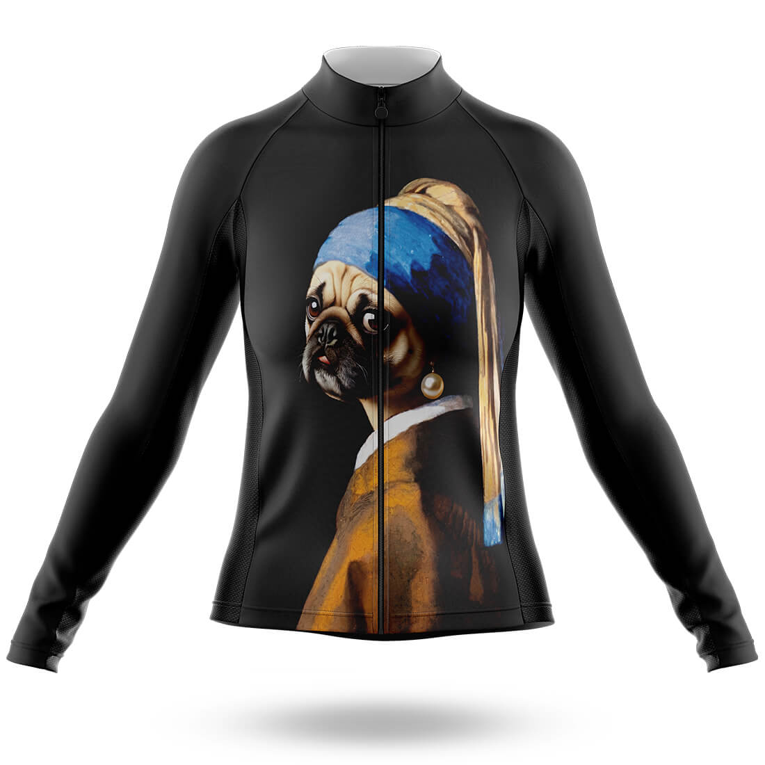 Pearl Earring Pug Dog - Women's Cycling Kit