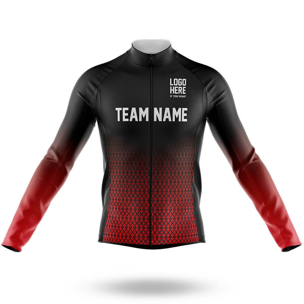 Custom Team Name S1 Red - Men's Cycling Kit