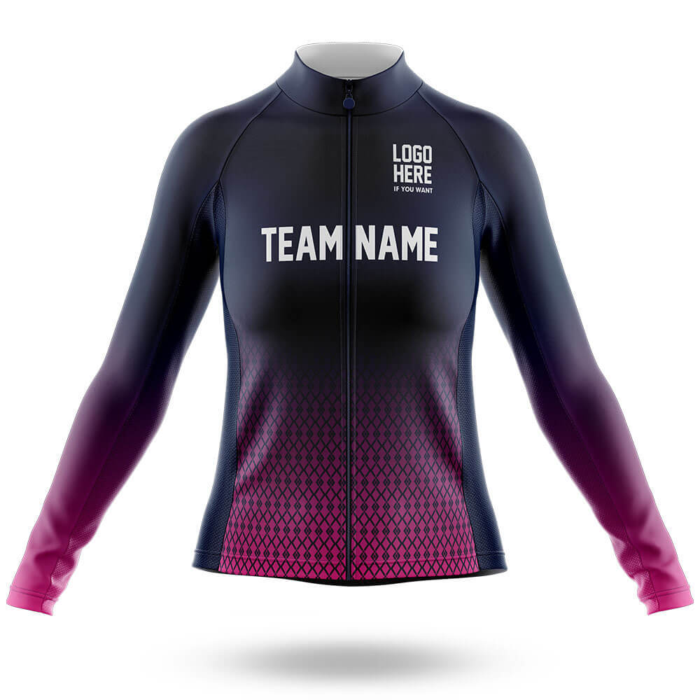 Custom Team Name S1 Pink - Women's Cycling Kit