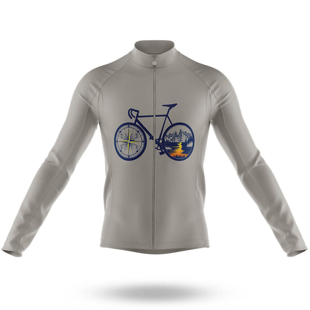 Retro Bike Mountains - Men's Cycling Kit