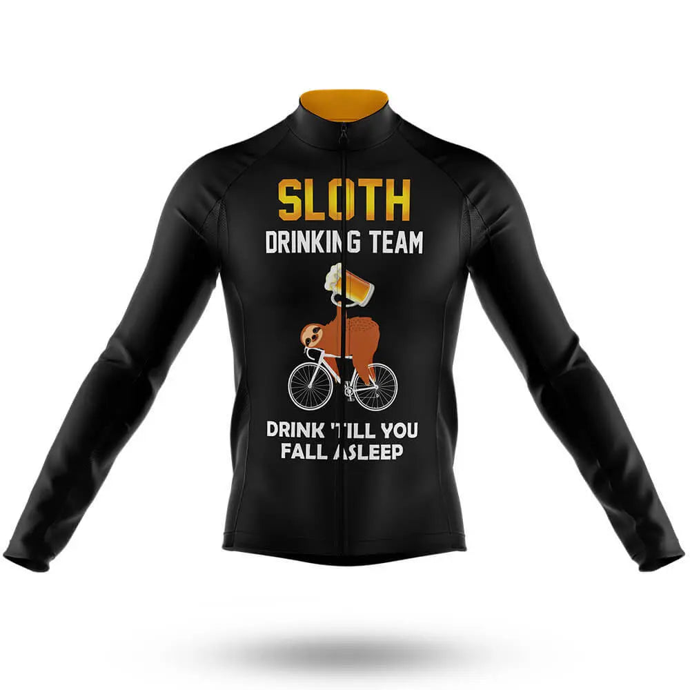 Sloth Drinking Team - Black - Men's Cycling Kit