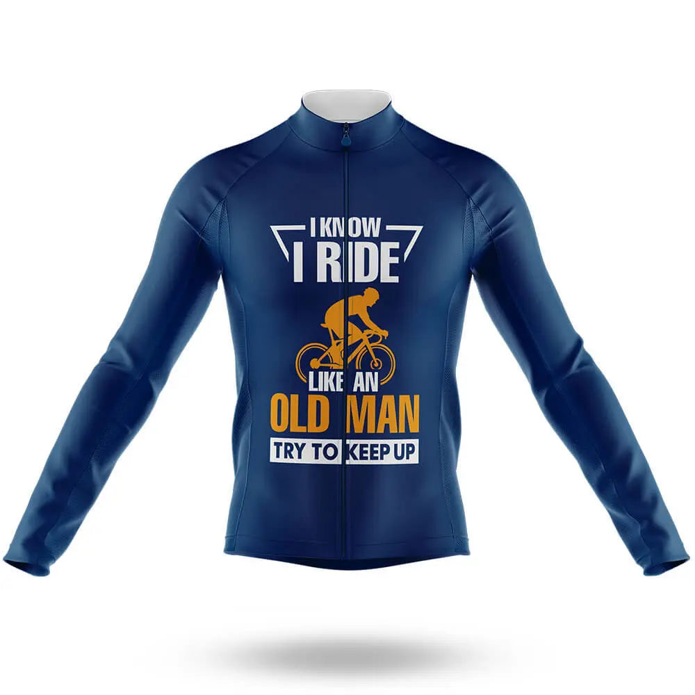 I Ride Like An Old Man V4 - Men's Cycling Kit