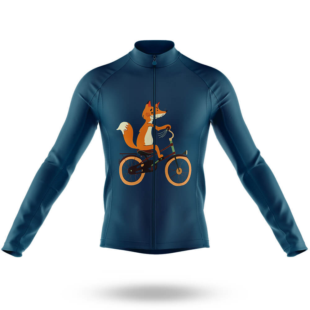 Fox On Bicycle - Men's Cycling Kit