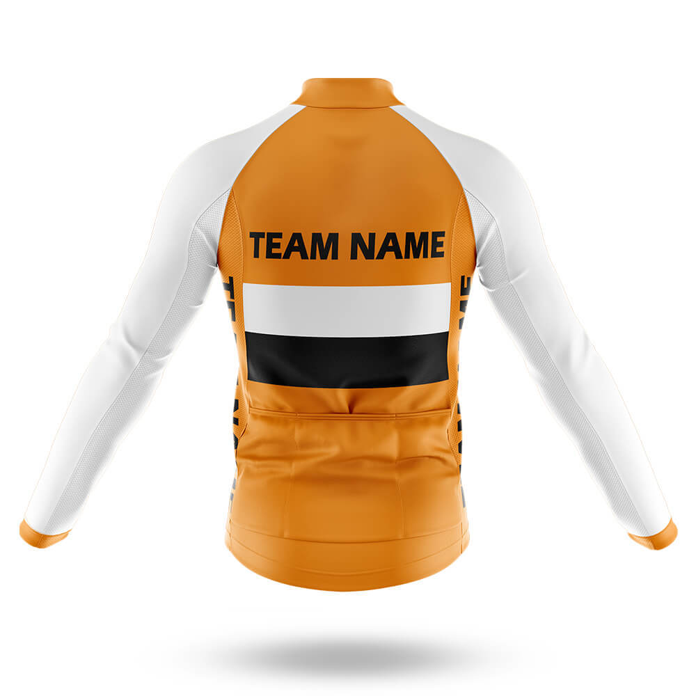 Custom Team Name M2 Orange - Men's Cycling Kit