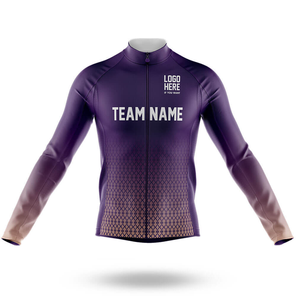 Custom Team Name S1 Violet - Men's Cycling Kit