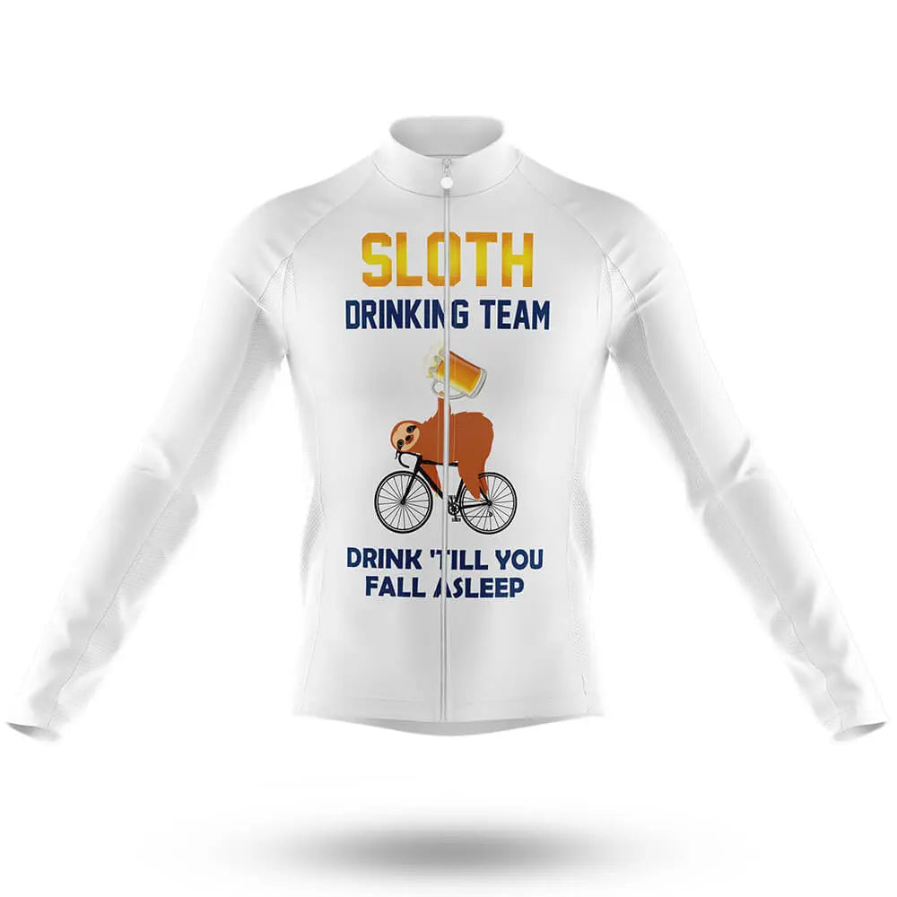 Sloth Drinking Team - White - Men's Cycling Kit