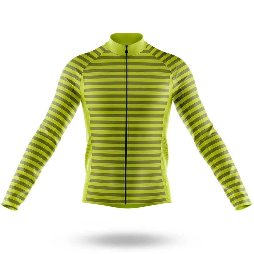 Lime Green Stripe - Men's Cycling Kit