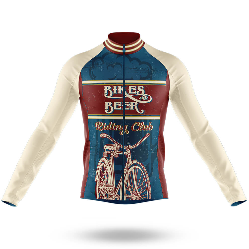 Retro Beer Riding Club Vintage V2 - Men's Cycling Kit