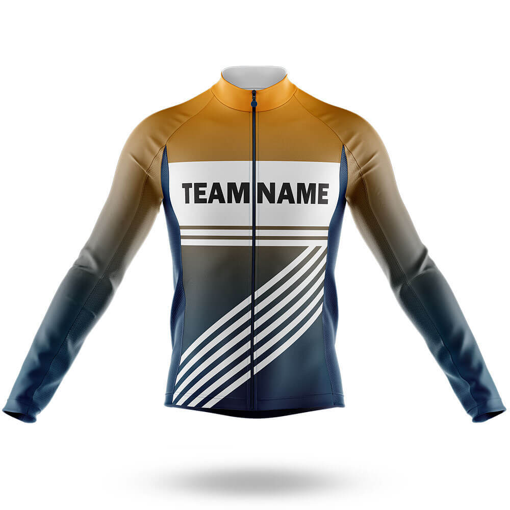 Custom Team Name S3 Yellow - Men's Cycling Kit