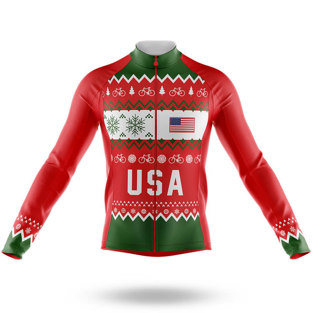 Merry Xmas USA - Men's Cycling Kit