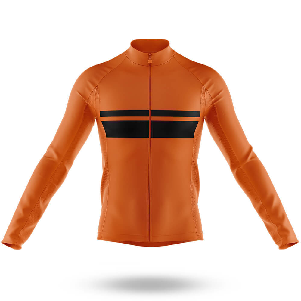 Classic Stripe - Orange - Men's Cycling Kit