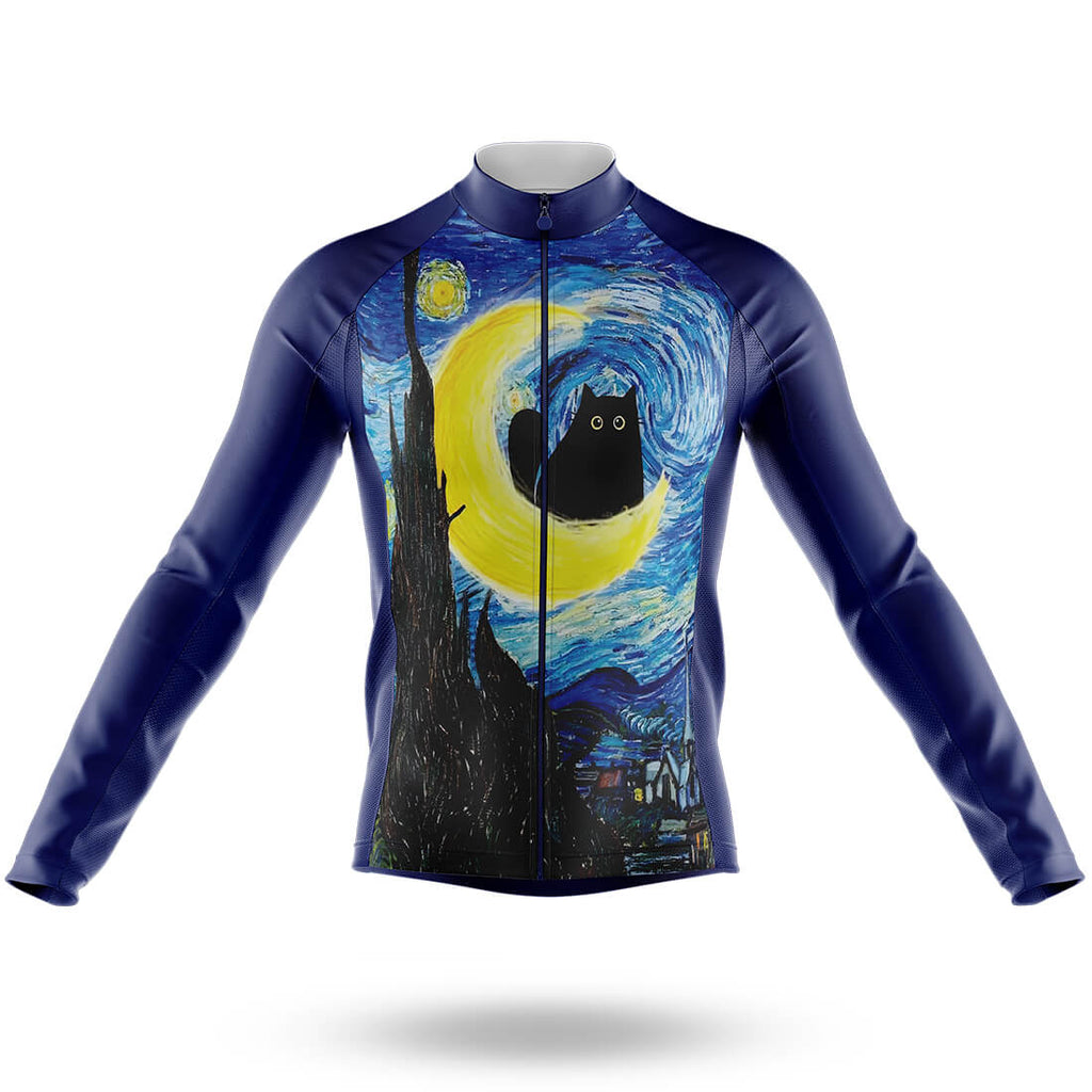 Starry Night Cat - Men's Cycling Kit