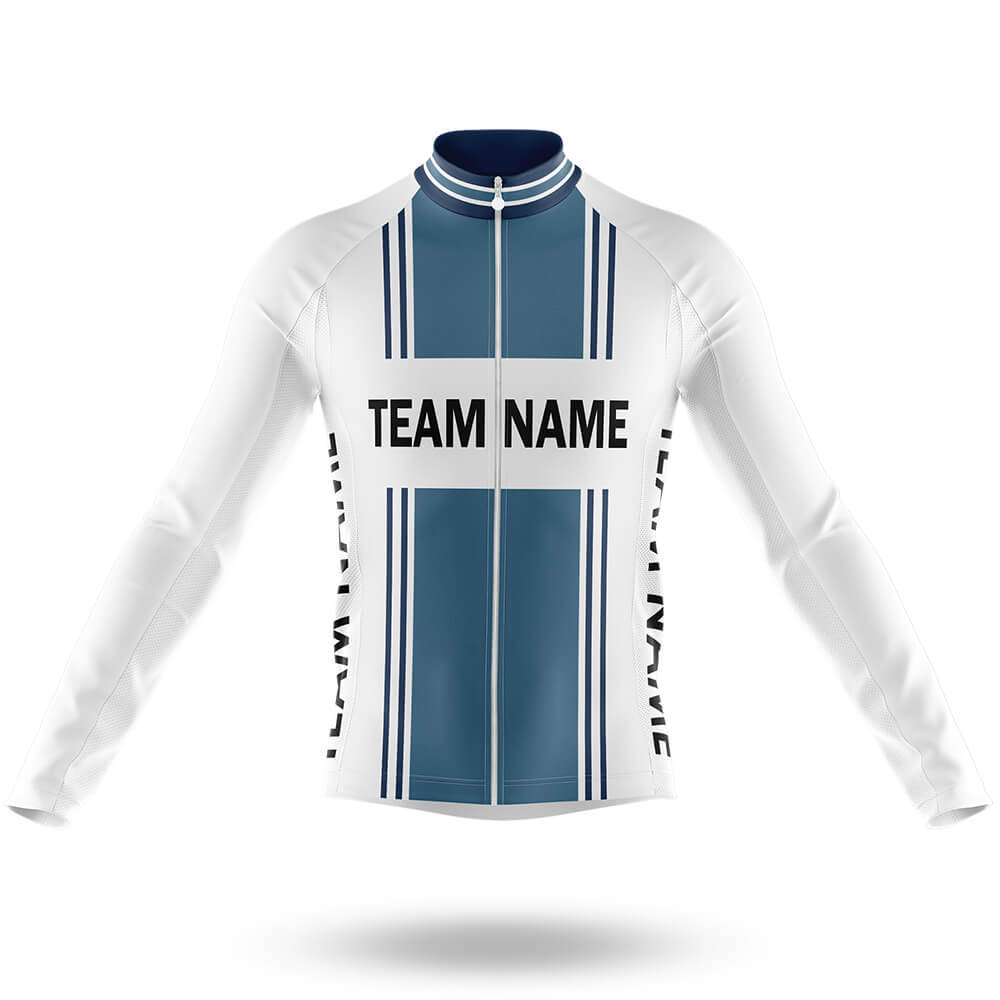 Custom Team Name M4 Blue - Men's Cycling Kit