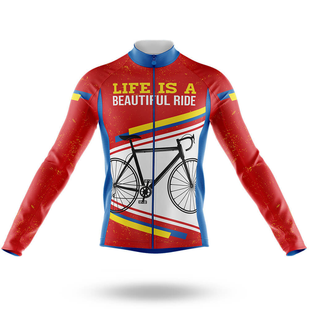 Life Is A Beautiful Ride V3 - Men's Cycling Kit