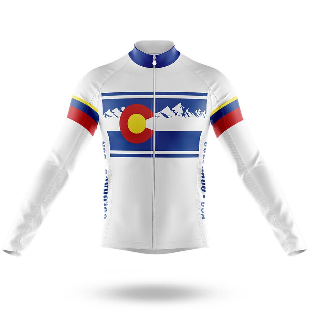 White Blue Colorado - Men's Cycling Kit