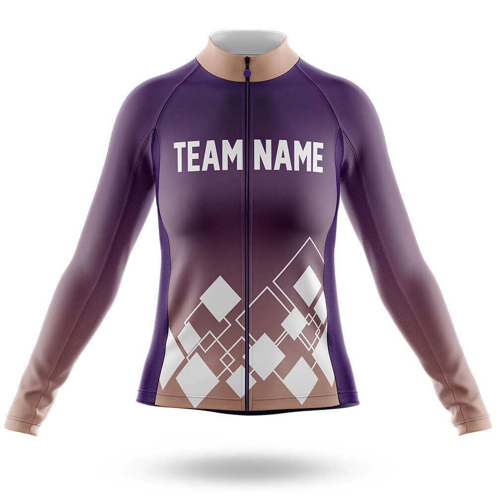 Custom Team Name V19 Violet - Women's Cycling Kit