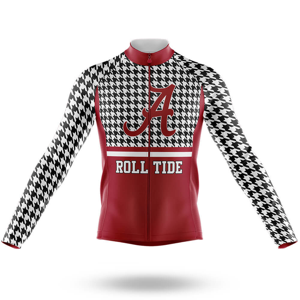 Crimson Tide Houndstooth Pattern - Men's Cycling Kit