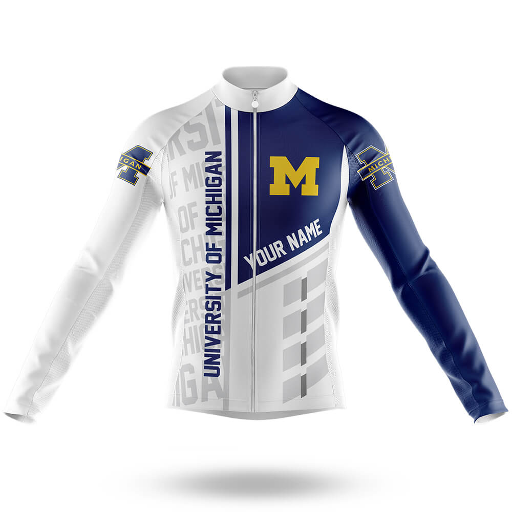 University of Michigan Custom Name - Men's Cycling Kit