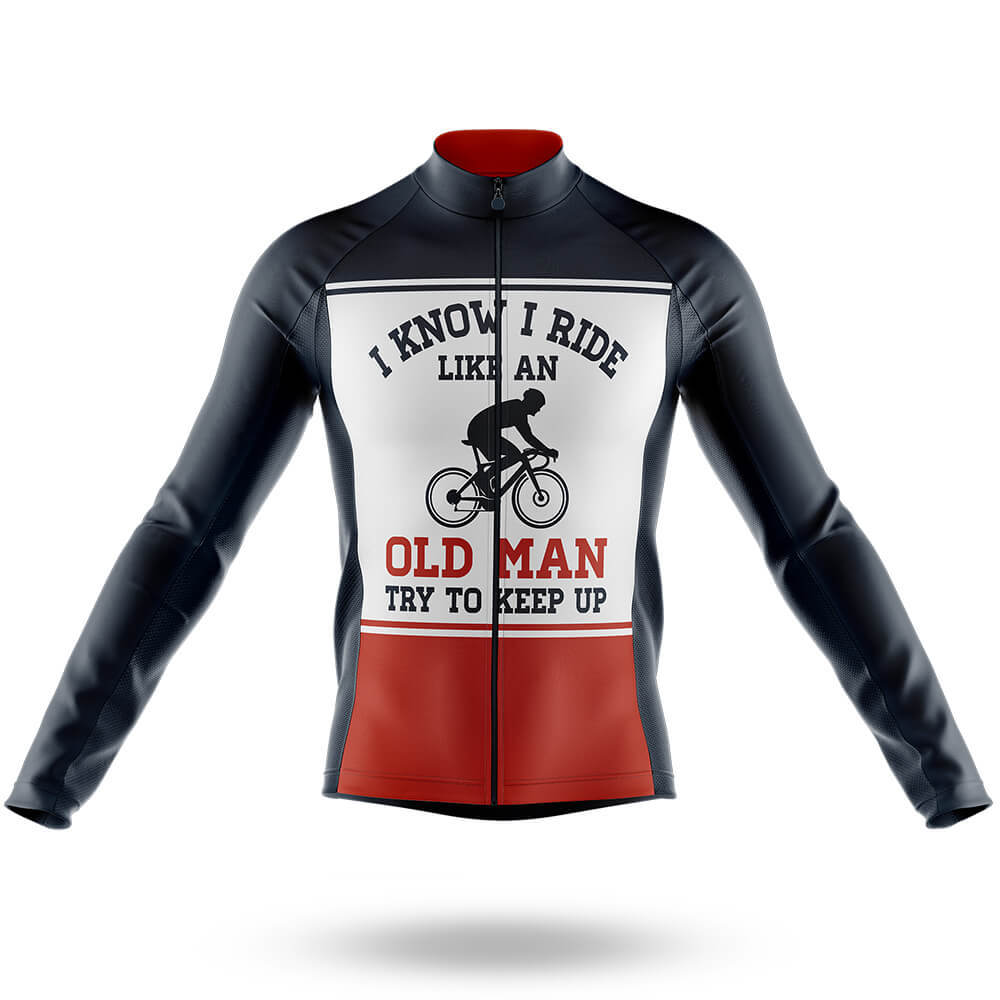 I Ride Like An Old Man V9 - Men's Cycling Kit