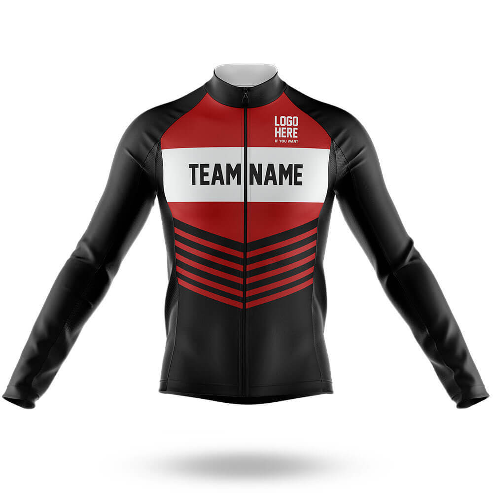 Custom Team Name V20 Red - Men's Cycling Kit