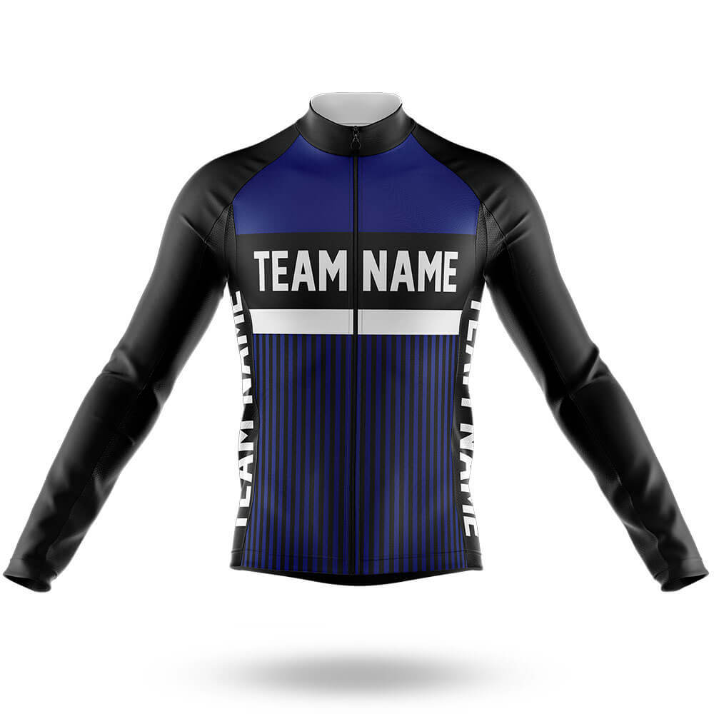 Custom Team Name M6 Navy - Men's Cycling Kit