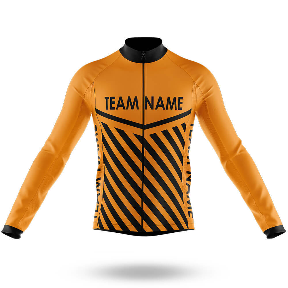 Custom Team Name M3 Orange - Men's Cycling Kit