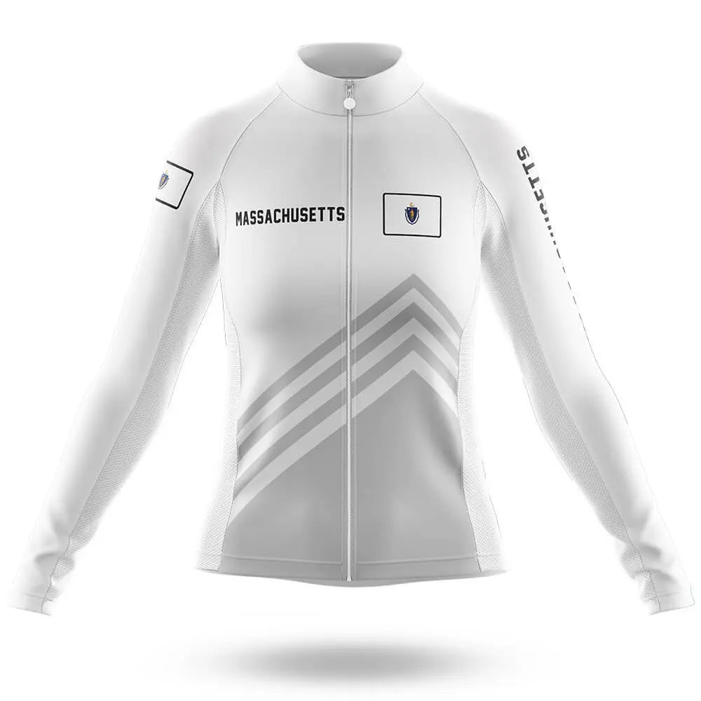 Massachusetts S4 White - Women - Cycling Kit