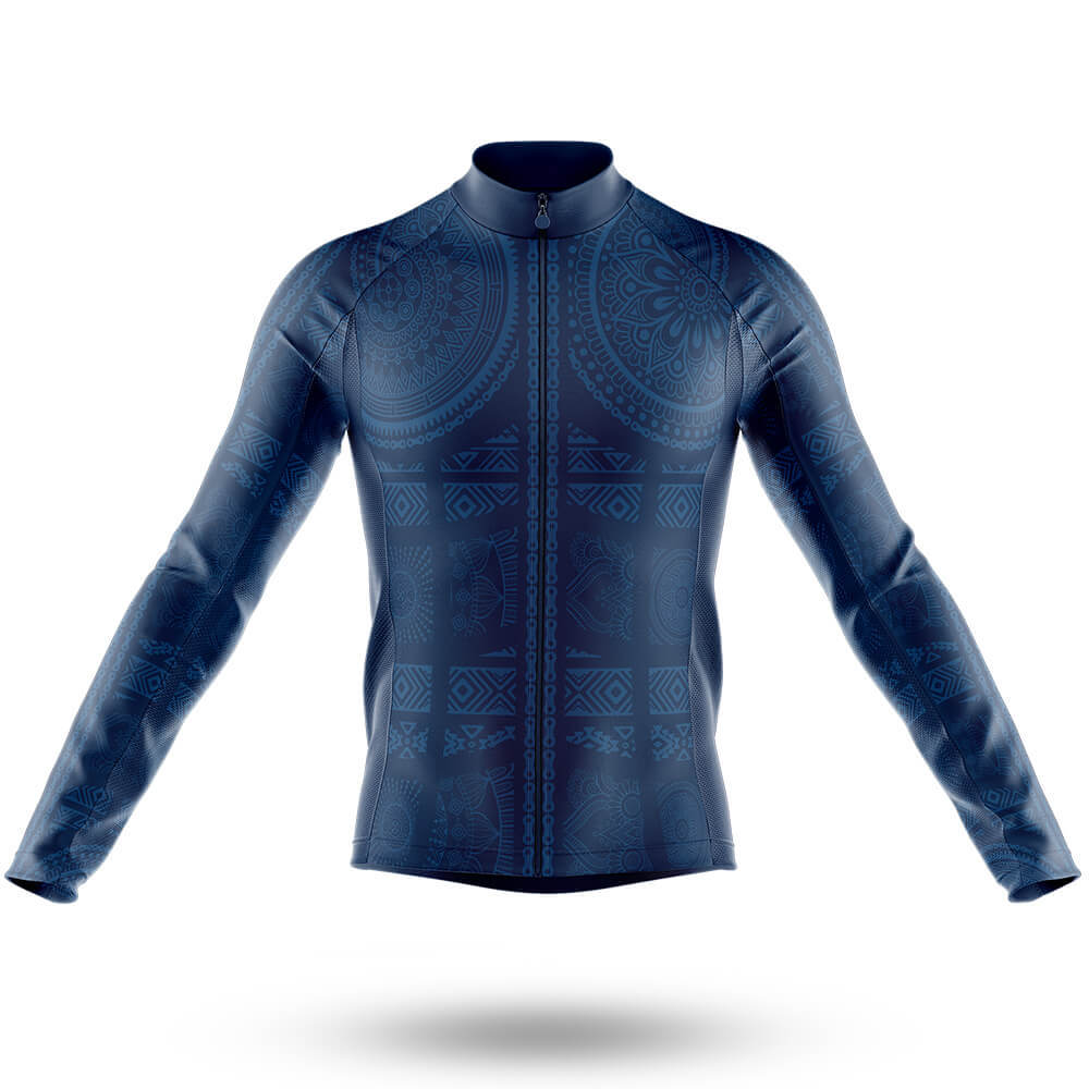 Blue Bike Pattern - Men's Cycling Kit