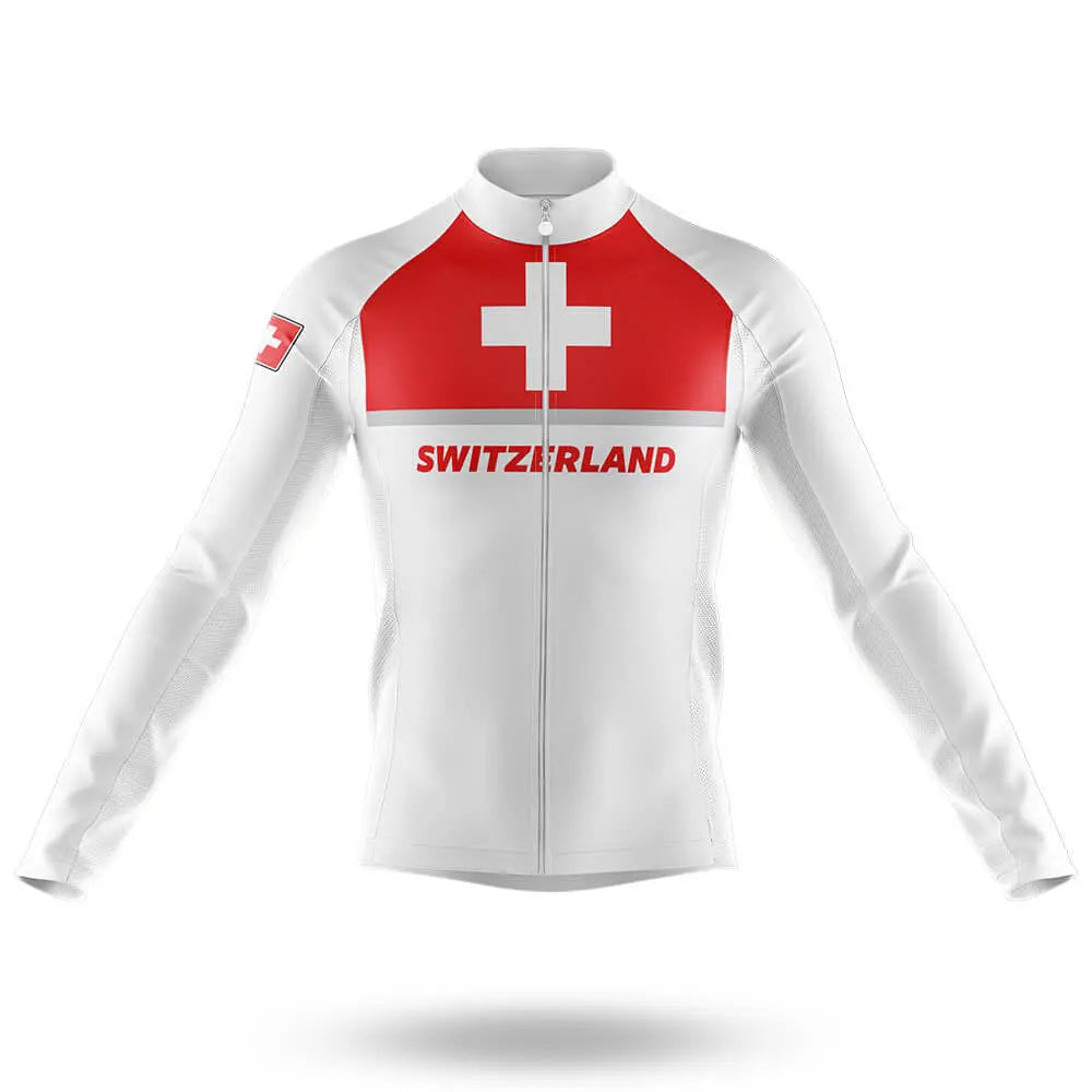 Switzerland S7 - White - Men's Cycling Kit