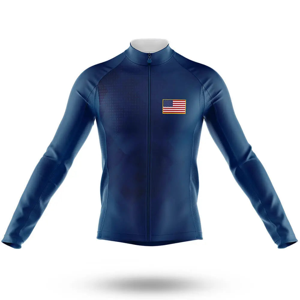 USA V2 - Navy - Men's Cycling Kit