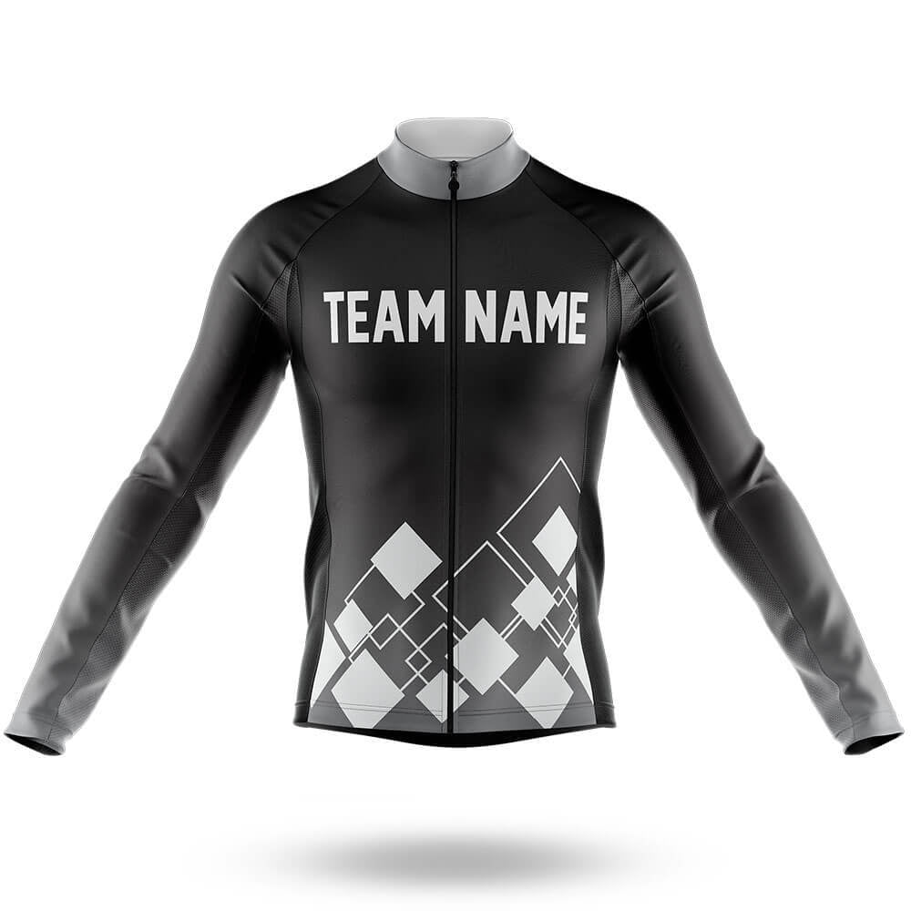 Custom Team Name V19 Black - Men's Cycling Kit