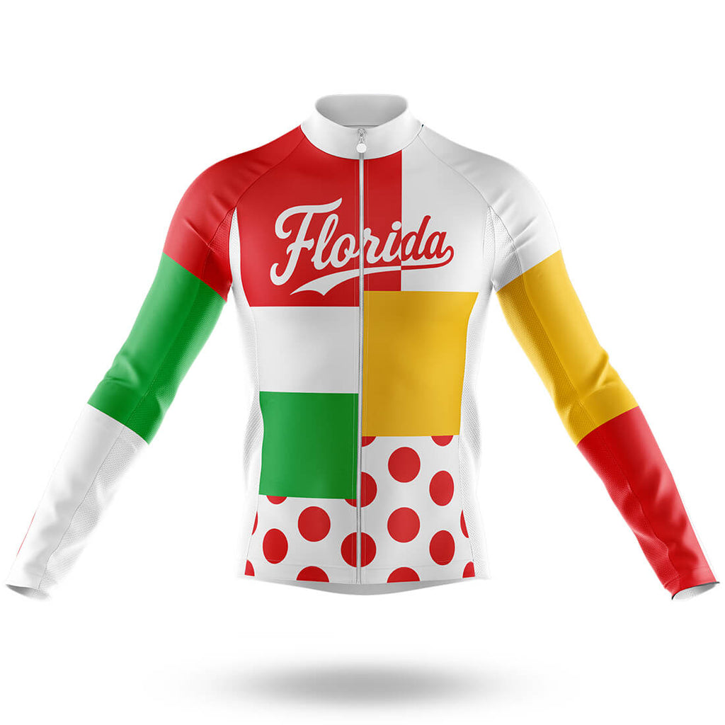 Florida 1985 Grand Tour Inspired Men's Cycling Jersey - Men's Cycling Kit