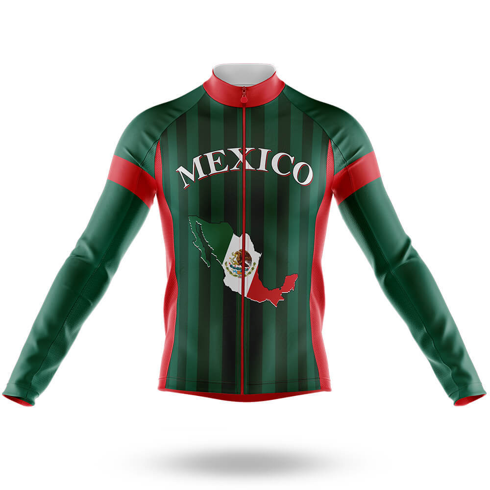 Mexico Flag Map - Men's Cycling Kit