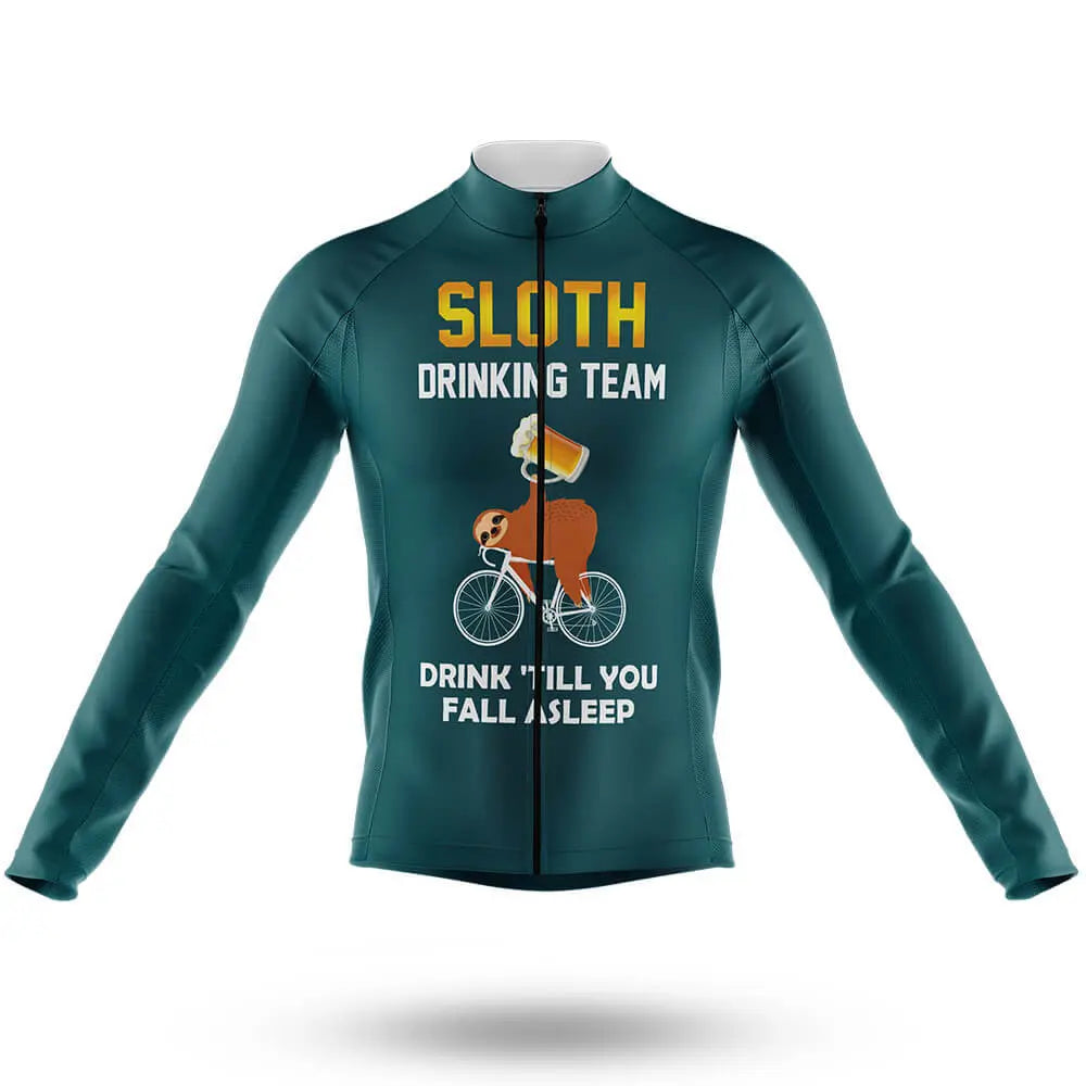 Sloth Drinking Team - Green - Men's Cycling Kit