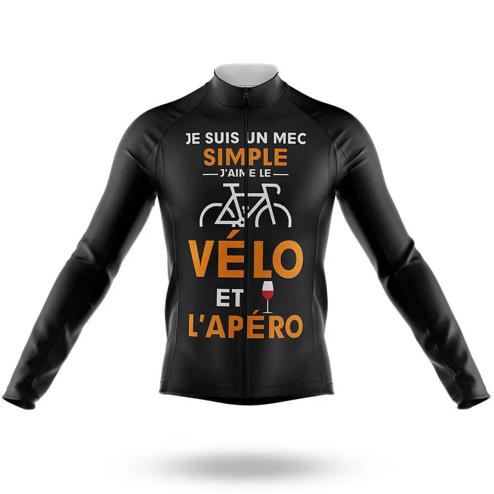 Je Suis Un Mec Simple - Black - Men's Cycling Kit