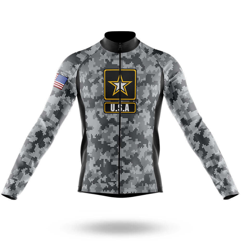 Grey Camo U.S.A - Men's Cycling Kit