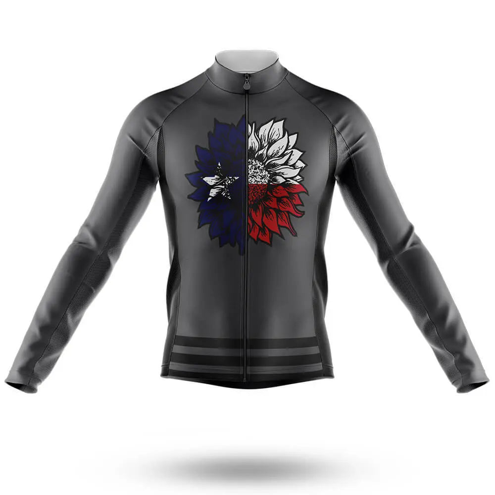 Texas Sunflower - Grey - Men's Cycling Kit