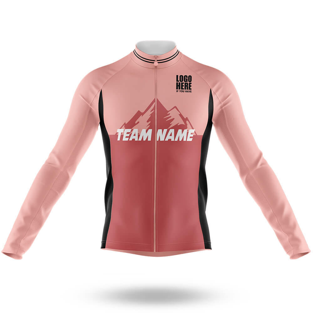 Custom Team Name V3 Pink - Men's Cycling Kit