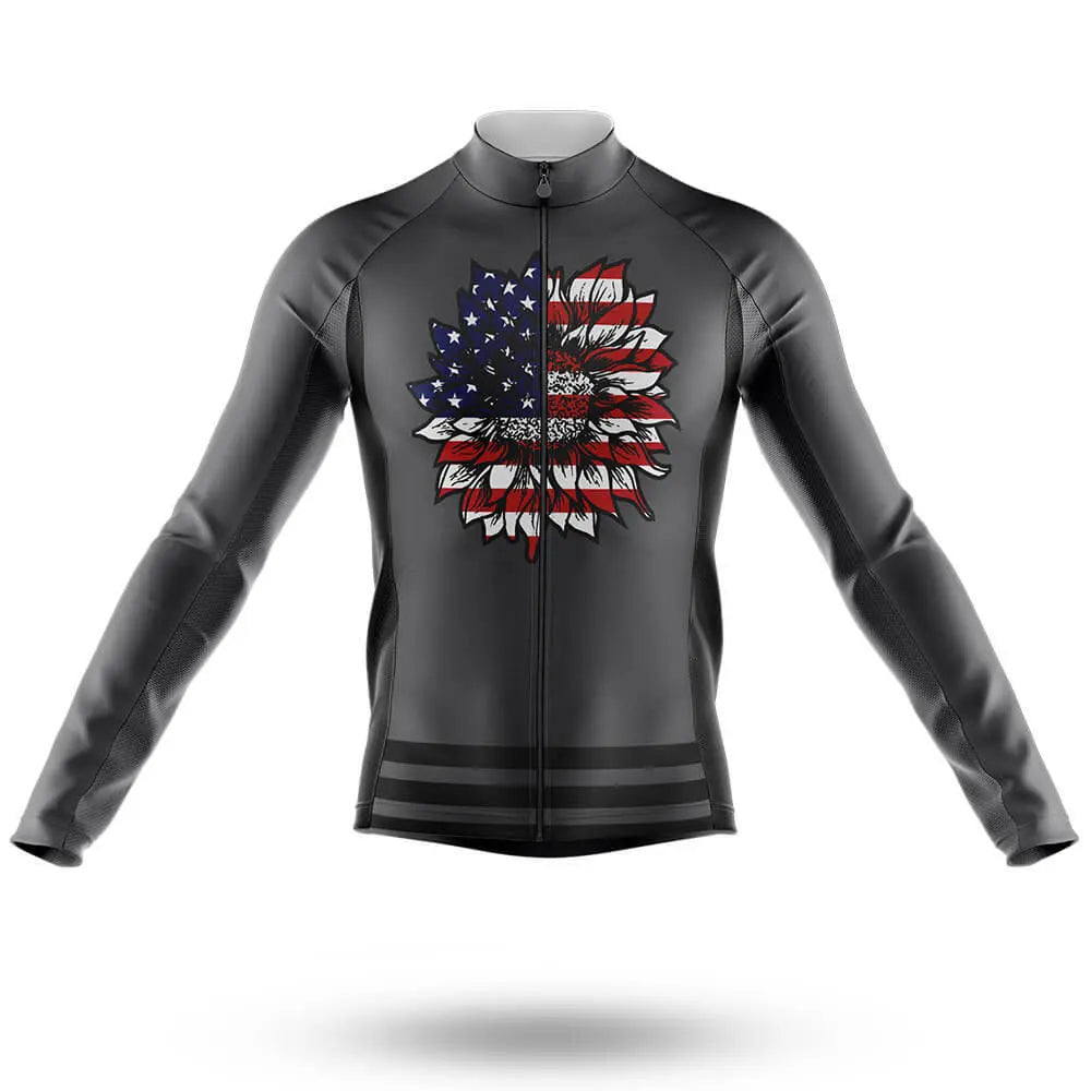 USA Sunflower - Grey - Men's Cycling Kit