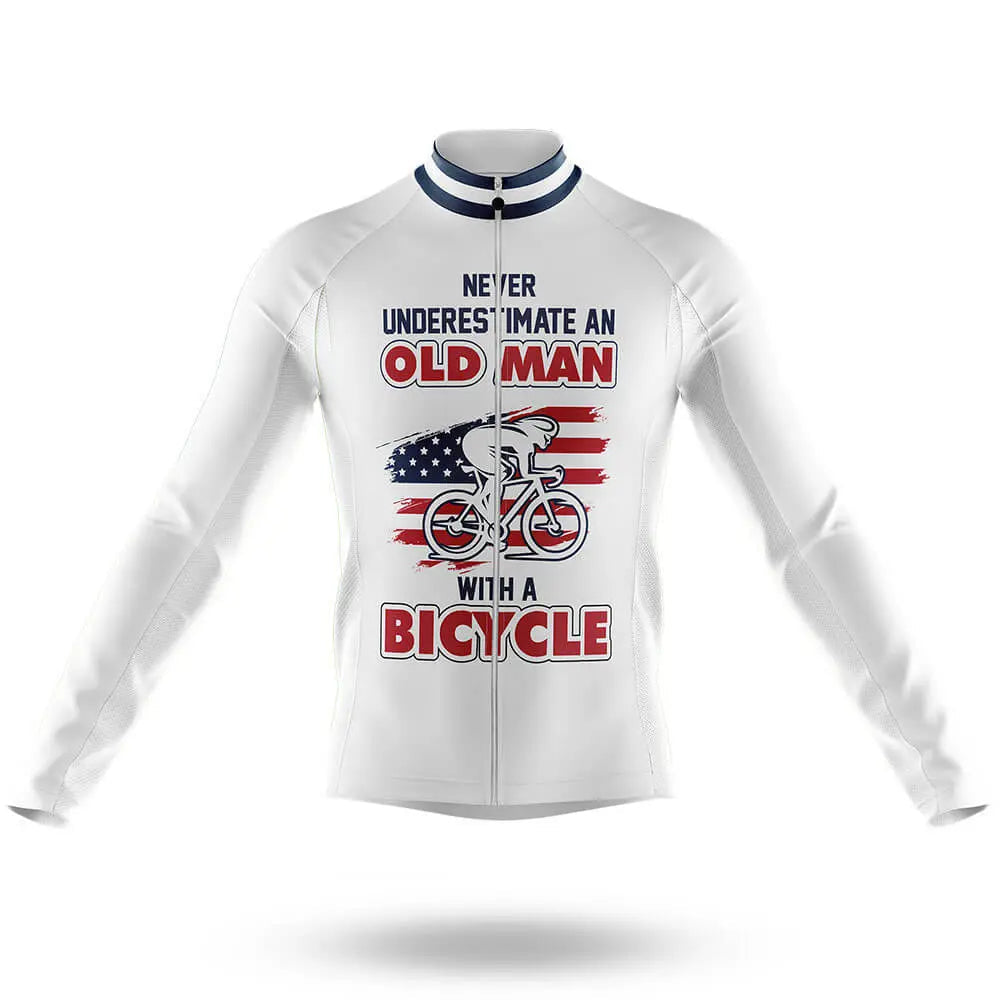Old Man V9 - White - Men's Cycling Kit