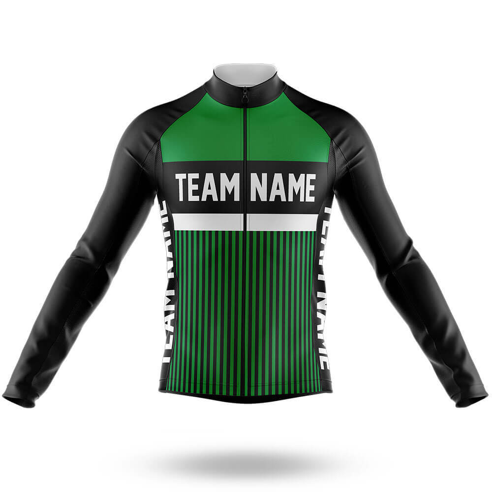Custom Team Name M6 Green - Men's Cycling Kit