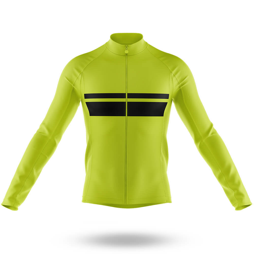 Classic Stripe - Lime Green - Men's Cycling Kit