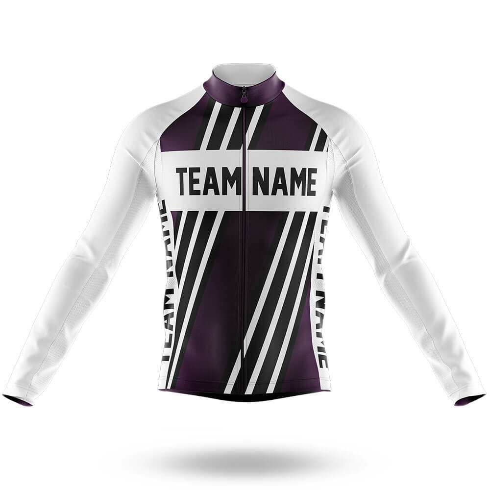 Custom Team Name M5 Dark Purple - Men's Cycling Kit